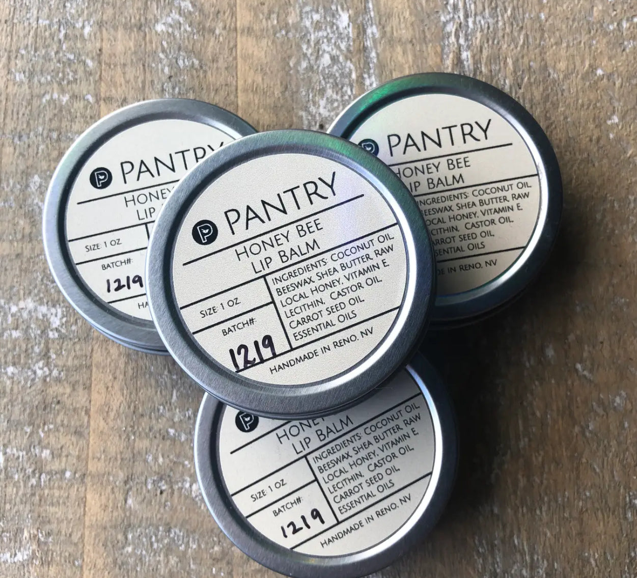 Handpoured Lip Balm w/ SPF 15 | Clean, natural, dry lip balm