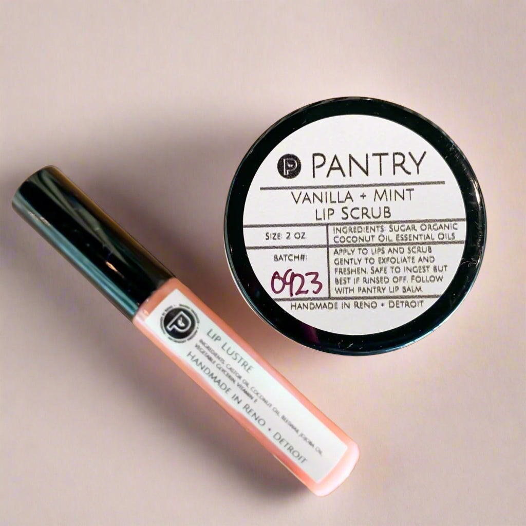 Vanilla + Mint Exfoliating Lip Scrub