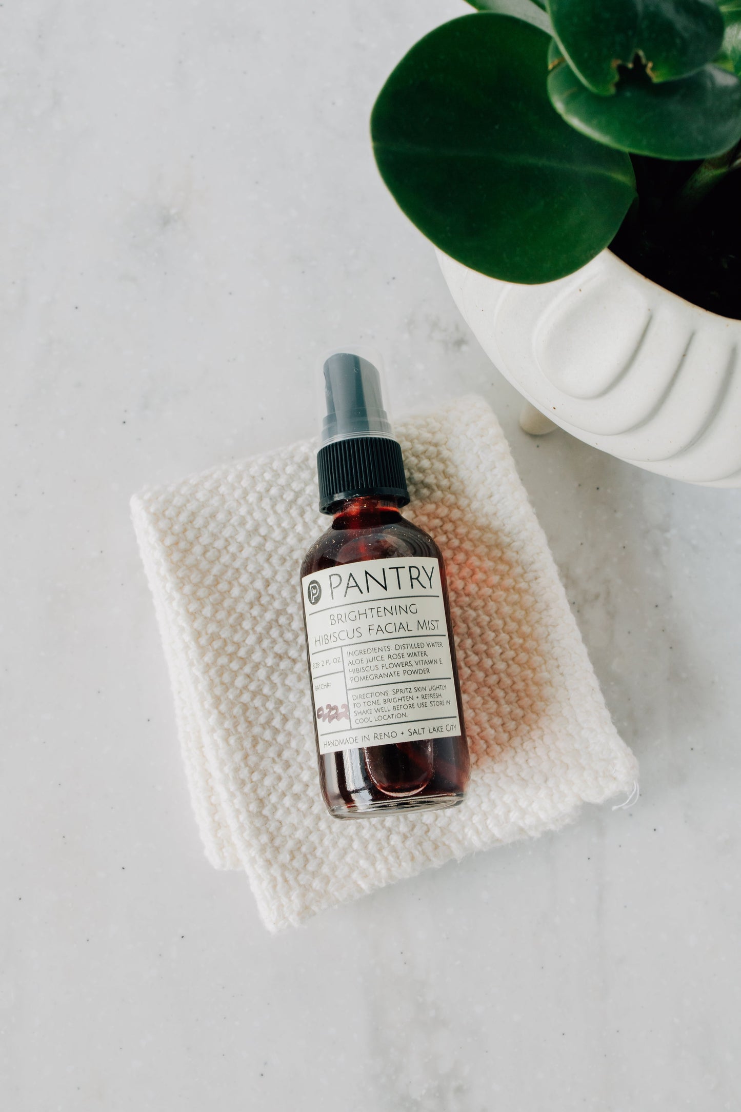 Brightening Hibiscus Facial Mist - Anti-Aging Toning Spray