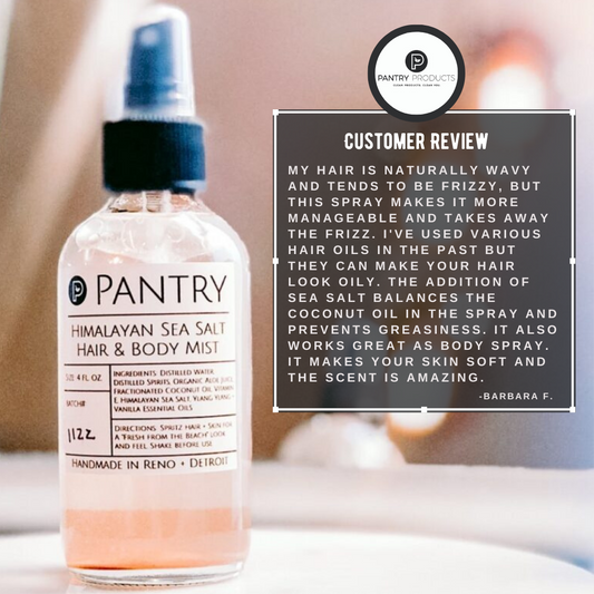 Himalayan Sea Salt Hair + Body Mist - Beach Waves Hair Spray