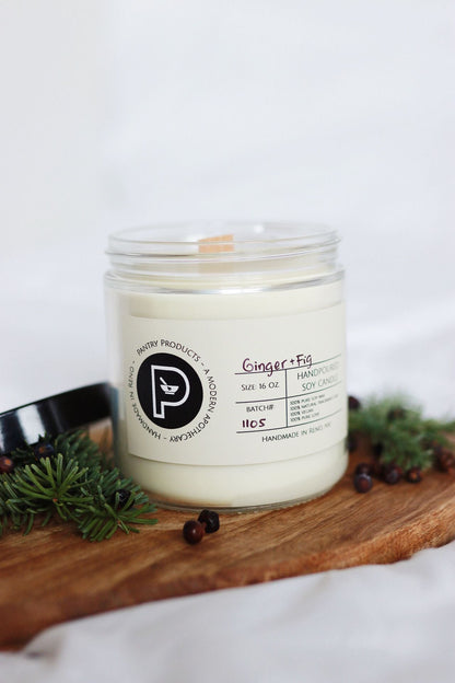 Hand-Poured Soy Wax Candles - Phthlate-free, Clean Burning