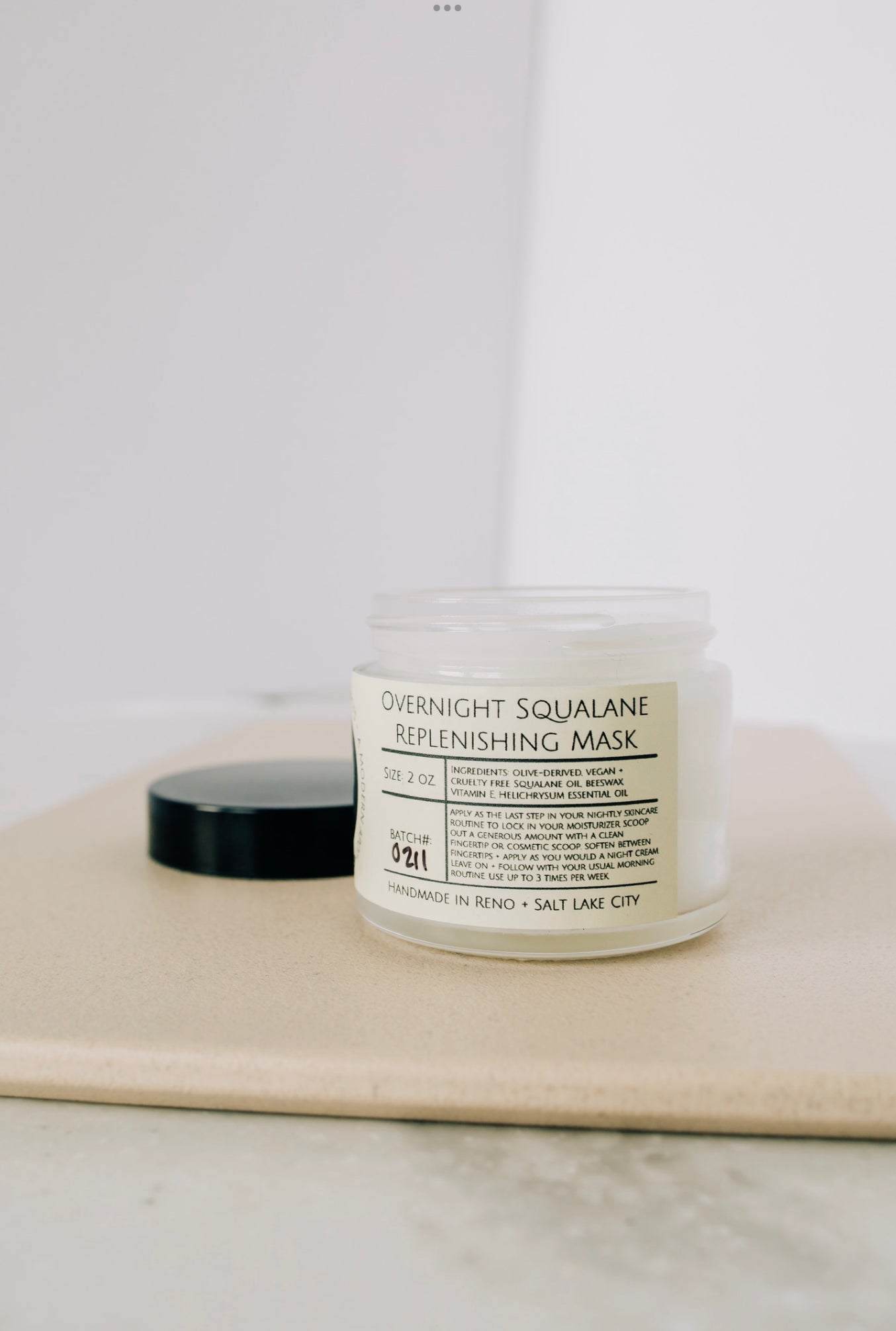 Overnight Replenishing Squalane Mask - Skin Firming + Hydrating Sleep Mask