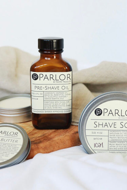 Parlor by Pantry - Pre-Shave Oil - Get an Ultra-Smooth Shave without Irritation