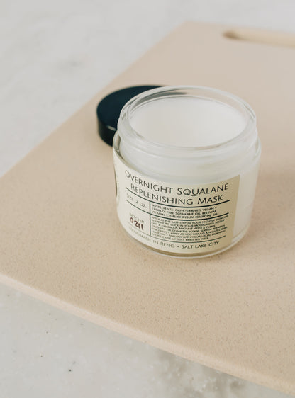 Overnight Replenishing Squalane Mask - Skin Firming + Hydrating Sleep Mask