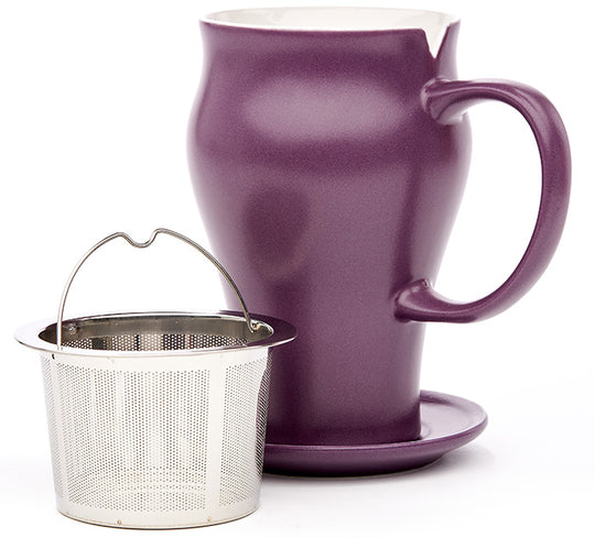 Satin Tea Mug & Infuser (16oz)