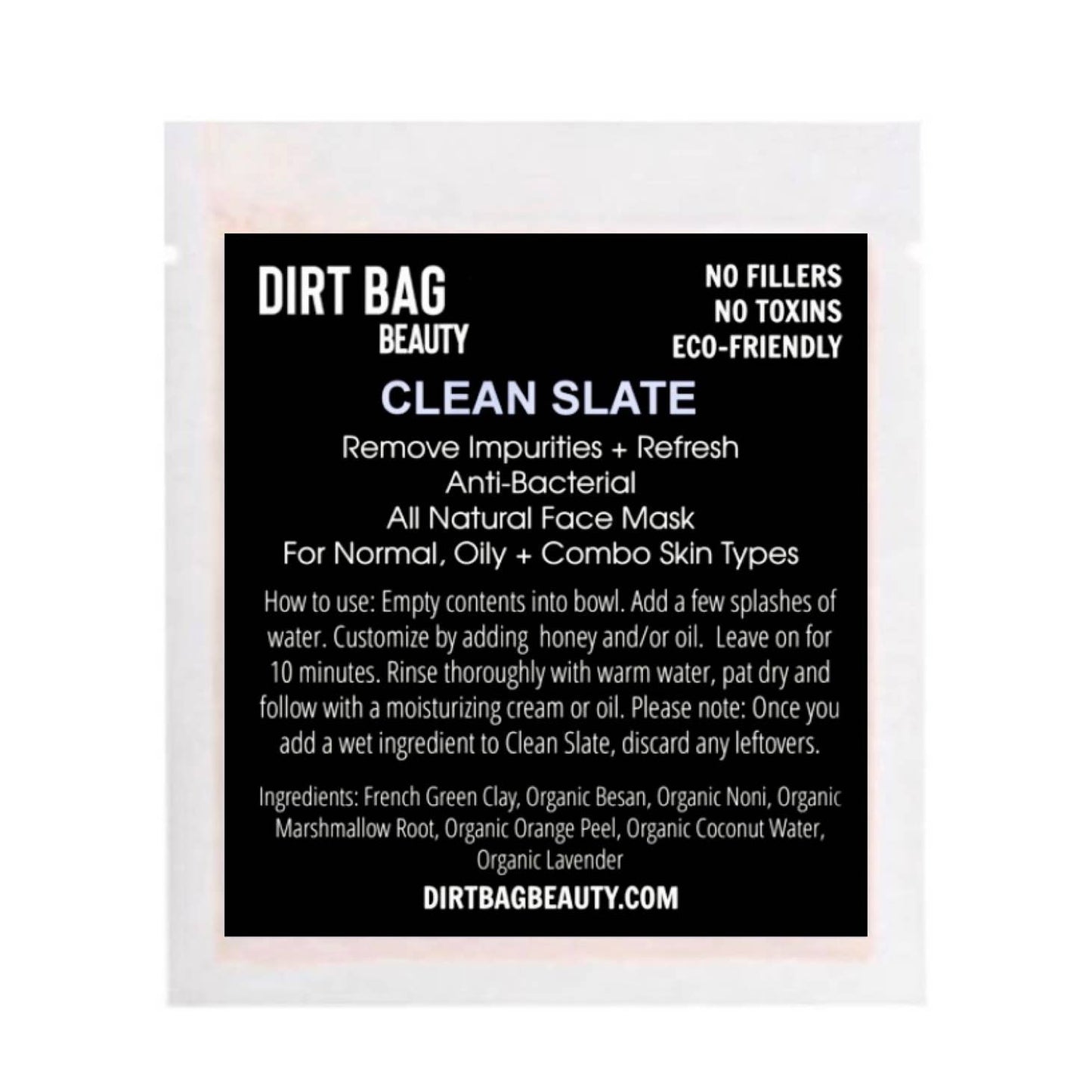 Clean Slate Vegan Powder Facial Mask