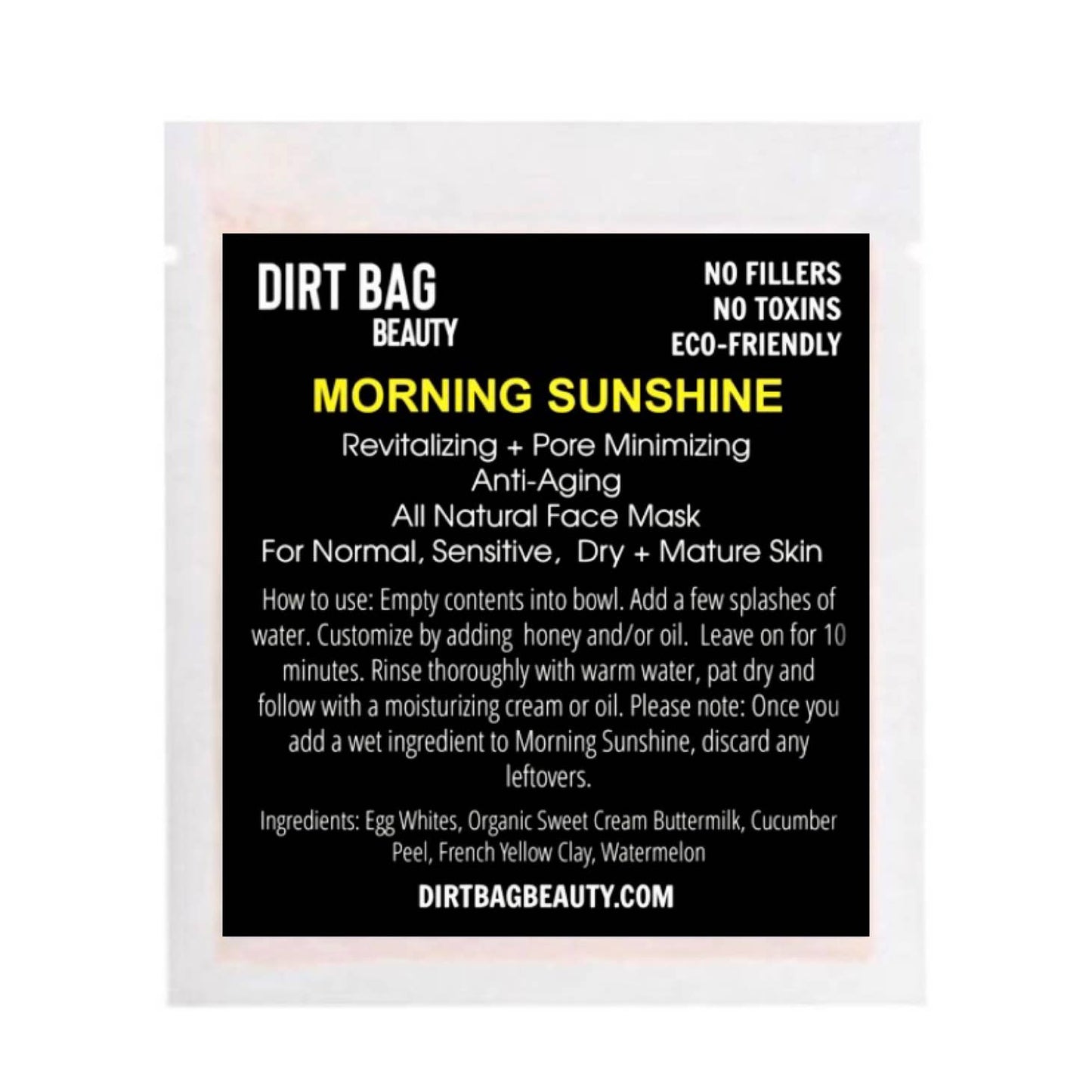 Morning Sunshine All-Natural Powder Facial Mask