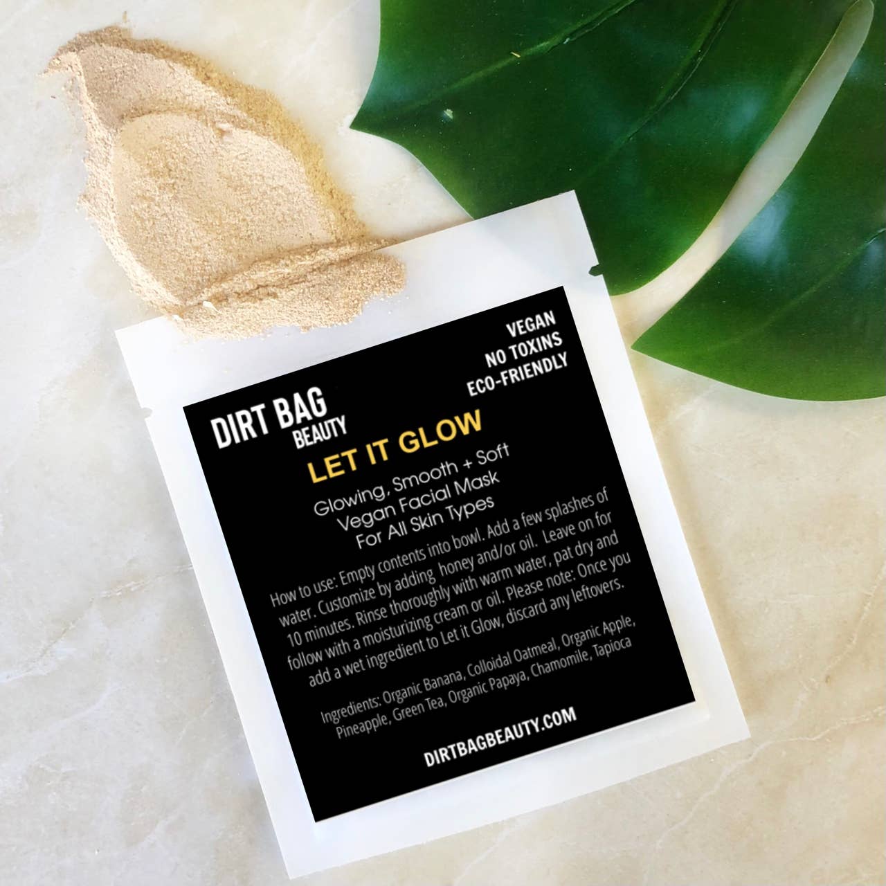 Let It Glow Vegan Powder Facial Mask