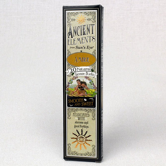 Amber Natural Incense (Box of 20)