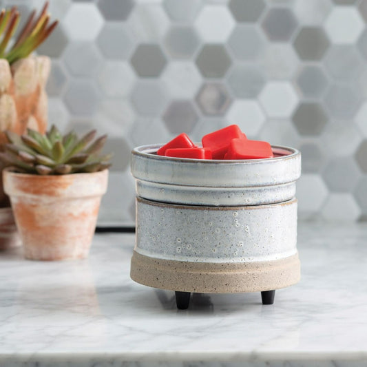 Rustic White 2-in-1 Fragrance Warmer