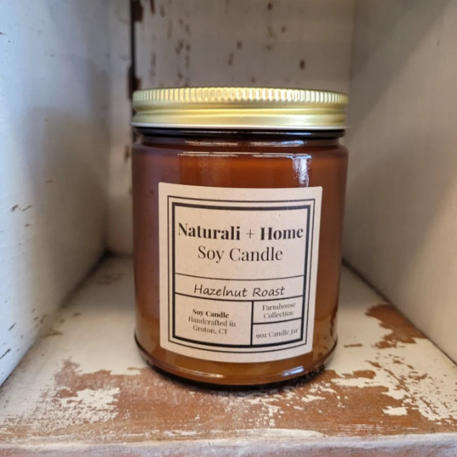 Hazelnut Roast Soy Candle - Naturali Home