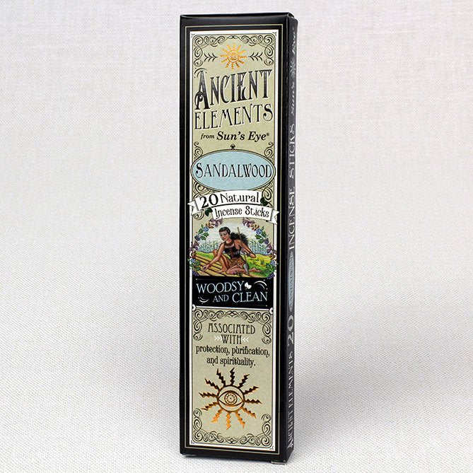 Sandalwood Natural Incense (Box of 20)